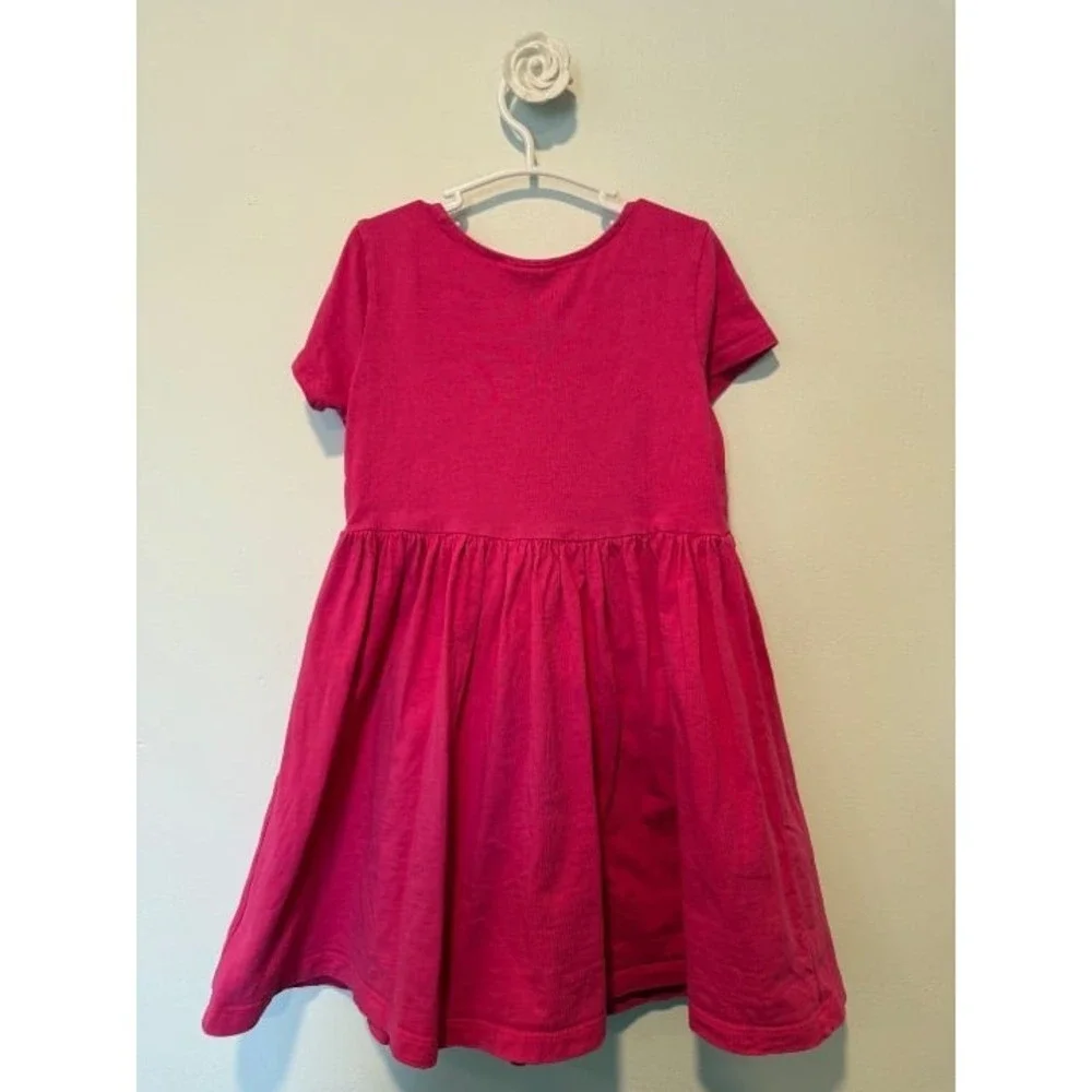 Hanna Andersson Bright Basics Dress 110 5 VGUC